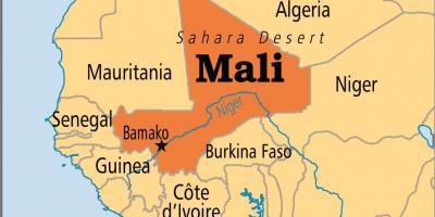 Mapa ng bamako Mali