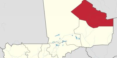 Mapa ng kidal Mali