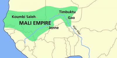 Kaharian ng Mali mapa